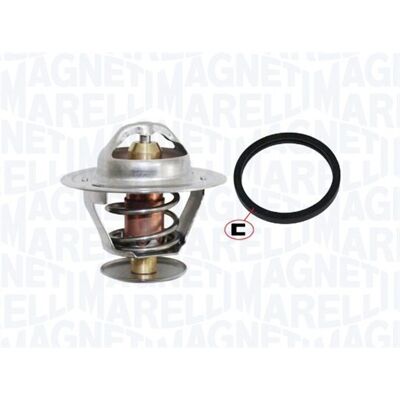 Magneti Marelli Thermostat - 92°C, mit Dichtung, für Volvo 850, 960, C70, S40, S60, S70 Magneti Marelli Thermostat - 92°C, mit Dichtung, für Volvo 850, 960, C70, S40, S60, S70