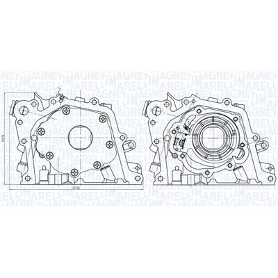 MAGNETI MARELLI OP0075 Ölpumpe - OEM Ford Volvo MAGNETI MARELLI OP0075 Ölpumpe - OEM Ford Volvo