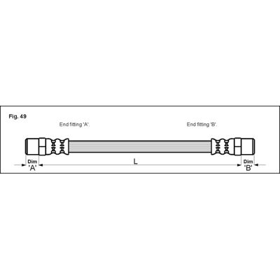 Metzger Mercedes T1 Bremsschlauch - Flexibel 472 F10 x 1 Metzger Mercedes T1 Bremsschlauch - Flexibel 472 F10 x 1