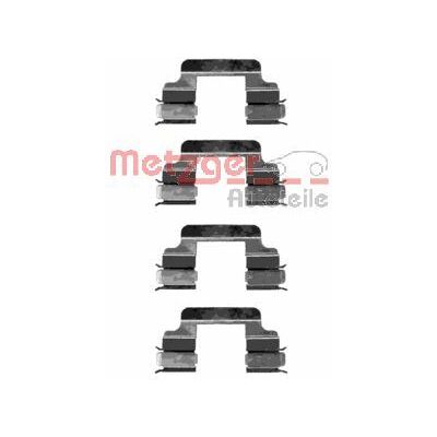 Metzger Bremsbeläge Montage-Set für Vorder- und Hinterachse Metzger Bremsbeläge Montage-Set für Vorder- und Hinterachse