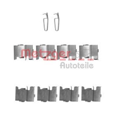 Metzger 109-1775 Bremsbeläge Satz für Mazda CX-7 - Vorderachse Metzger 109-1775 Bremsbeläge Satz für Mazda CX-7 - Vorderachse