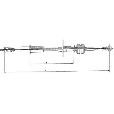 Metzger Opel Astra F Gaszug - 732/483 mm - Zuverlässige Steuerung Metzger Opel Astra F Gaszug - 732/483 mm - Zuverlässige Steuerung