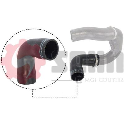 Seim Fiat Doblo Ladeluftschlauch - Turboschlauch Seim Fiat Doblo Ladeluftschlauch - Turboschlauch