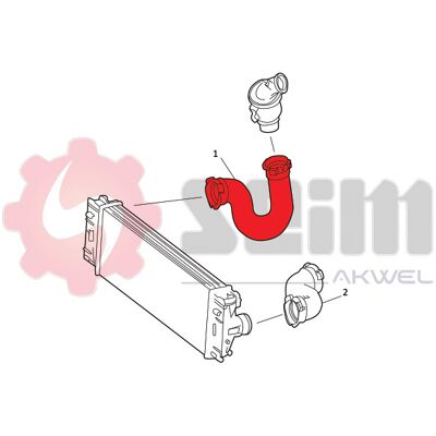 Seim Mercedes-Benz Sprinter Turbo Ladeluftschlauch - 981846 Seim Mercedes-Benz Sprinter Turbo Ladeluftschlauch - 981846