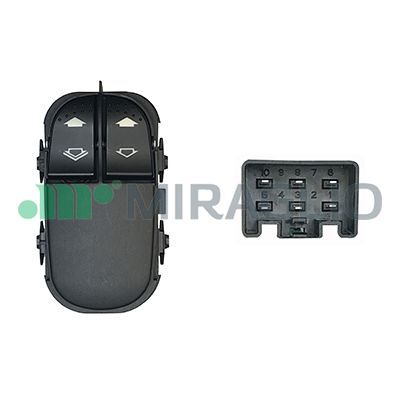 MIRAGLIO 121/FRB76006 - Fahrzeugfensterschalter für Ford Focus Mk1 3/5 Türen, Focus C-Max MIRAGLIO 121/FRB76006 - Fahrzeugfensterschalter für Ford Focus Mk1 3/5 Türen, Focus C-Max