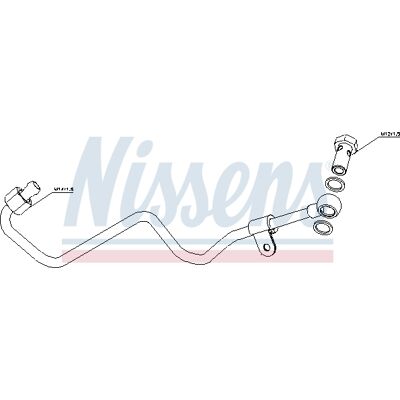 Nissens Ölleitung VW Polo IV, Fabia 1.4 TDI - Edelstahl Nissens Ölleitung VW Polo IV, Fabia 1.4 TDI - Edelstahl