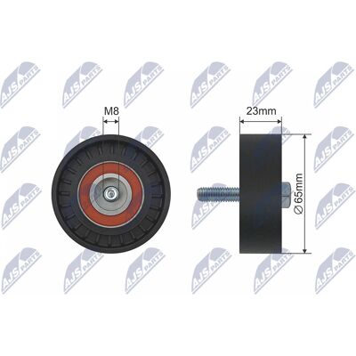 NTY Umlenkrolle - 65mm, 23mm - Für Fiat/Alfa Romeo - Keilrippenriemen NTY Umlenkrolle - 65mm, 23mm - Für Fiat/Alfa Romeo - Keilrippenriemen