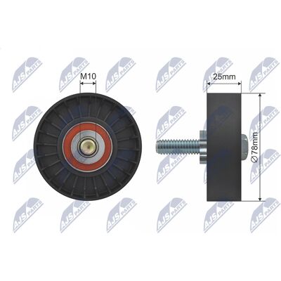 Brembo Umlenkrolle Keilrippenriemen - Passend für Citroën C4, C8, Jumpy Brembo Umlenkrolle Keilrippenriemen - Passend für Citroën C4, C8, Jumpy