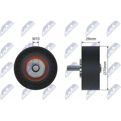NTY RNK-FT-003 Keilrippenriemen Umlenk-/Führungsrolle - Umlenk-/Führungsrolle NTY RNK-FT-003 Keilrippenriemen Umlenk-/Führungsrolle - Umlenk-/Führungsrolle
