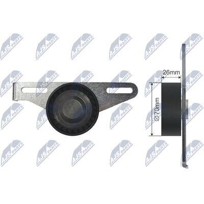 NTY Spannrolle, Keilrippenriemen - RNK-RE-022 NTY Spannrolle, Keilrippenriemen - RNK-RE-022