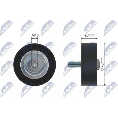 NTY RNK-BM-005 Umlenkrolle für BMW - 26mm Breite NTY RNK-BM-005 Umlenkrolle für BMW - 26mm Breite