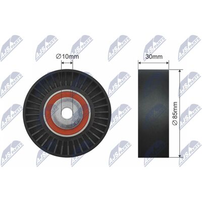 Nty Umlenk-/führungsrolle, Keilrippenriemen Rnksb002 Für Subaru Nty Umlenk-/führungsrolle, Keilrippenriemen Rnksb002 Für Subaru
