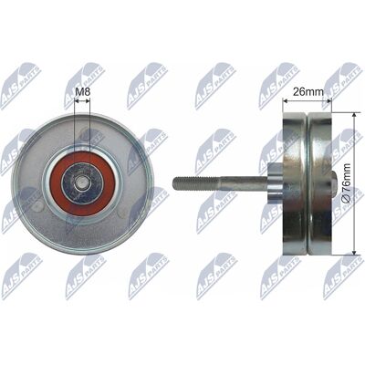 NTY RNK-VV-012 Keilrippenriemen Spannrolle - Spannrolle NTY RNK-VV-012 Keilrippenriemen Spannrolle - Spannrolle