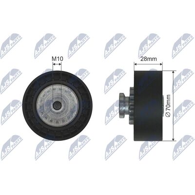 Renault RNK-RE-020 Spannrolle - Keilrippenriemen Renault RNK-RE-020 Spannrolle - Keilrippenriemen