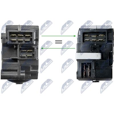 NTY Renault Twingo 1 - Lenksäulen-Schalter - schwarz, Blinker, Fernlicht NTY Renault Twingo 1 - Lenksäulen-Schalter - schwarz, Blinker, Fernlicht