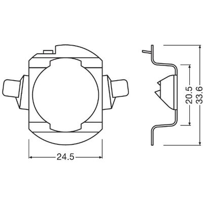 OSRAM 64210DA06 Hauptscheinwerfer-Sockel OEM-zertifiziert Zuverlässige Verbindung OSRAM 64210DA06 Hauptscheinwerfer-Sockel OEM-zertifiziert Zuverlässige Verbindung
