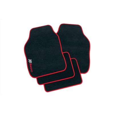 Petex Rote Universale Polyester Fußmatten - Fußmatten Set Petex Rote Universale Polyester Fußmatten - Fußmatten Set