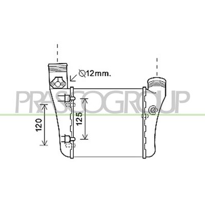 PRASCO AD022N001 - Ladeluftkühler für Audi & Seat PRASCO AD022N001 - Ladeluftkühler für Audi & Seat