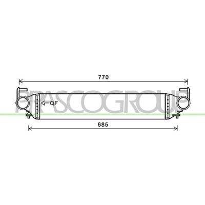 PRASCO FT060N001 Ladeluftkühler - Schnellkupplungen für FIAT 500X PRASCO FT060N001 Ladeluftkühler - Schnellkupplungen für FIAT 500X