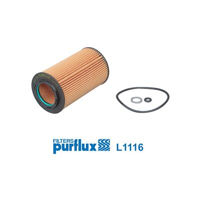 PURFLUX L1116 Ölfilter - Filtereinsatz für KIA Sorento 1, Hyundai Sonata V & Grandeur PURFLUX L1116 Ölfilter - Filtereinsatz für KIA Sorento 1, Hyundai Sonata V & Grandeur