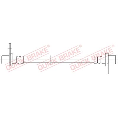 Quick Brake MN116235 - Bremsschlauch für Citroën C4, Mitsubishi, Peugeot Quick Brake MN116235 - Bremsschlauch für Citroën C4, Mitsubishi, Peugeot