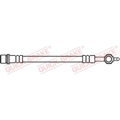 Quick Brake Toyota Bremsschlauch - 250mm Flexible M10x1 - Bremsschlauch Quick Brake Toyota Bremsschlauch - 250mm Flexible M10x1 - Bremsschlauch