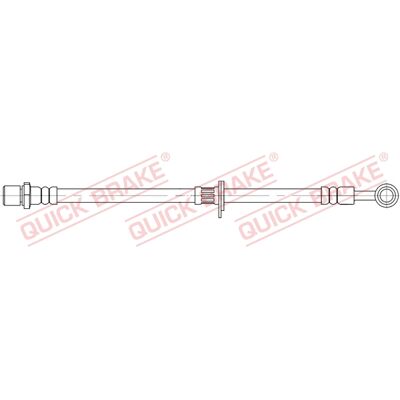 Quick Brake Bremsschlauch - M10x1, 547mm - Bremsenschlauch Quick Brake Bremsschlauch - M10x1, 547mm - Bremsenschlauch
