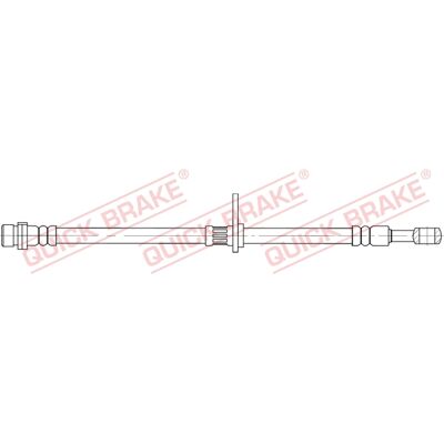 Quick Brake Bremsschlauch - M10x1 Gewinde - Honda CR-V - 58.853 Quick Brake Bremsschlauch - M10x1 Gewinde - Honda CR-V - 58.853