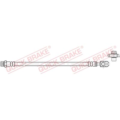 Seat Skoda Bremsschlauch - 247mm Flexibel mit M10x1 Gewinde Seat Skoda Bremsschlauch - 247mm Flexibel mit M10x1 Gewinde