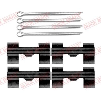 QUICK BRAKE - 109-0009 - Vorne - Scheibenbremsbelag-Satz QUICK BRAKE - 109-0009 - Vorne - Scheibenbremsbelag-Satz