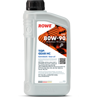 Rowe Hightec Topgear SAE 80W-90 HC - Getriebeöl Rowe Hightec Topgear SAE 80W-90 HC - Getriebeöl