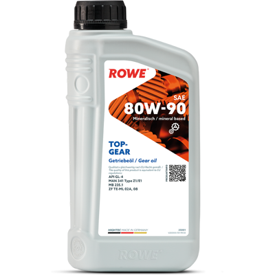 Rowe Hightec Topgear SAE 80W-90 - Getriebeöl Rowe Hightec Topgear SAE 80W-90 - Getriebeöl