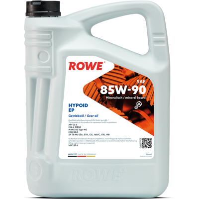 ROWE - HIGHTEC HYPOID EP 85W-90 - 5 L - Getriebeöl ROWE - HIGHTEC HYPOID EP 85W-90 - 5 L - Getriebeöl