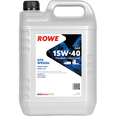 ROWE Hightec GTS Spezial 15W-40 Mineralöl Motoröl - Motoröl ROWE Hightec GTS Spezial 15W-40 Mineralöl Motoröl - Motoröl