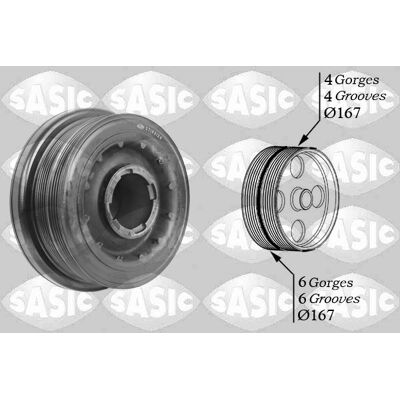 SASIC 2156034 - Kurbelwellenriemenscheibe für BMW 3, 5, X3, X5, X6 SASIC 2156034 - Kurbelwellenriemenscheibe für BMW 3, 5, X3, X5, X6