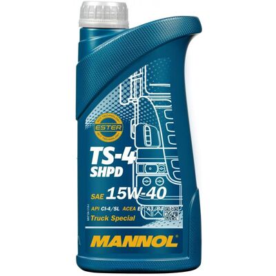 MANNOL 7104 TS-4 SHPD 15W-40 Motoröl - Schwerlast MANNOL 7104 TS-4 SHPD 15W-40 Motoröl - Schwerlast