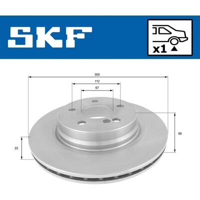 SKF VKBD 90204 V1 Belüfteter Bremsscheibe für Mercedes-Benz C-Klasse SKF VKBD 90204 V1 Belüfteter Bremsscheibe für Mercedes-Benz C-Klasse