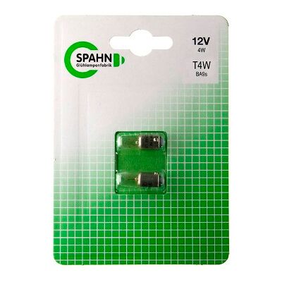 Spahn Glühlampen Glühlampe, Umriss-/begrenzungsleuchte T4w 4 Watt (2 Stk.) Bl2504 Spahn Glühlampen Glühlampe, Umriss-/begrenzungsleuchte T4w 4 Watt (2 Stk.) Bl2504