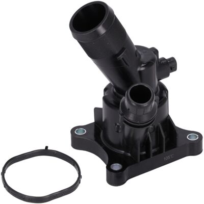 Febi Thermostat Modell 174574 mit Sensor - Thermostatgehäuse für Volvo Febi Thermostat Modell 174574 mit Sensor - Thermostatgehäuse für Volvo