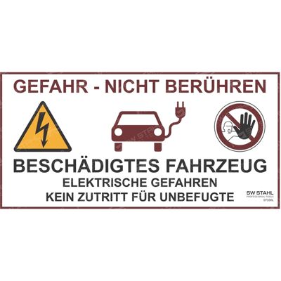 Swstahl Warnschild 07330l Swstahl Warnschild 07330l