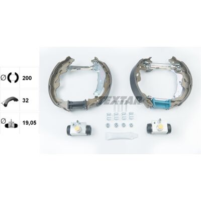 Textar Bremsbacken-Satz - Toyota Yaris Textar Bremsbacken-Satz - Toyota Yaris