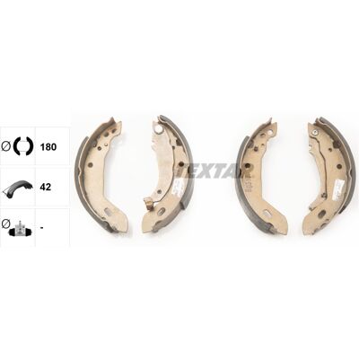 Textar Bremsbackensatz - Peugeot, Renault, Clio Textar Bremsbackensatz - Peugeot, Renault, Clio