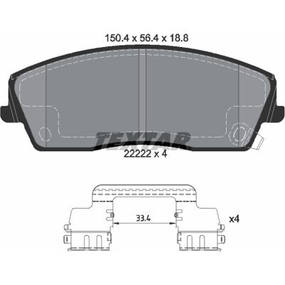 Textar 5174001AA - Bremsbeläge für Chrysler 300c, Dodge Challenger Textar 5174001AA - Bremsbeläge für Chrysler 300c, Dodge Challenger