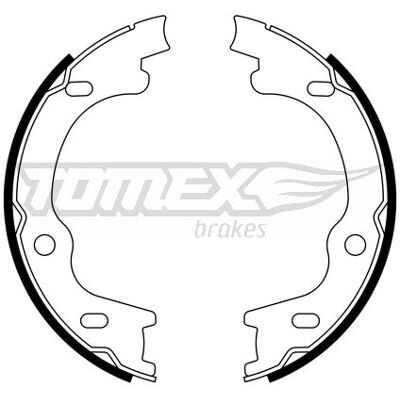 TOMEX Bremsen TX 23-38 Hinterachsen-Bremsbeläge - Bremsen TOMEX Bremsen TX 23-38 Hinterachsen-Bremsbeläge - Bremsen