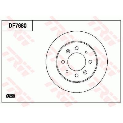 TRW Scheibenbremse - Kia Cerato 5/4/10mm - Voll lackiert TRW Scheibenbremse - Kia Cerato 5/4/10mm - Voll lackiert