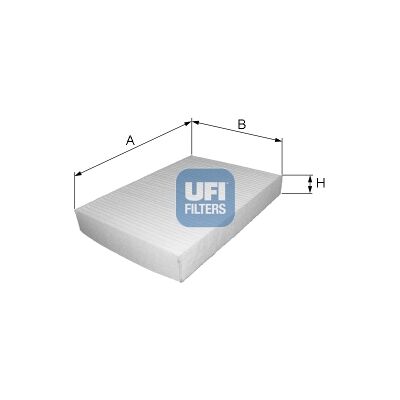 UFI 54.160.00 Innenraumfilter - Aktivkohlefilter für CITROËN, PEUGEOT, FIAT, TOYOTA UFI 54.160.00 Innenraumfilter - Aktivkohlefilter für CITROËN, PEUGEOT, FIAT, TOYOTA