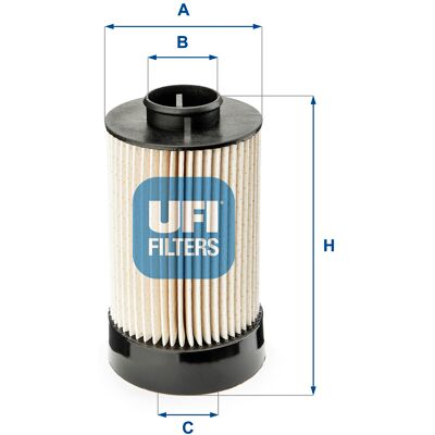 Ufi Kraftstofffilter 2607200 Filtereinsatz 152mm Für Iveco Ufi Kraftstofffilter 2607200 Filtereinsatz 152mm Für Iveco