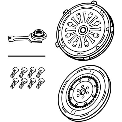 VALEO 855308 - Kupplungssatz mit Zweimassenschwungrad für Hyundai/Kia VALEO 855308 - Kupplungssatz mit Zweimassenschwungrad für Hyundai/Kia