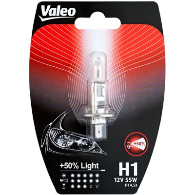 VALEO H1 Glühbirne - +50% Helligkeit VALEO H1 Glühbirne - +50% Helligkeit