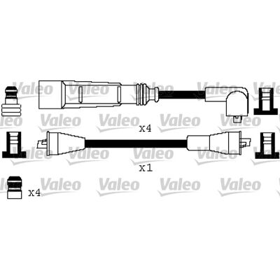VALEO 346387 Zündleitungssatz - Zündkabel-Set VALEO 346387 Zündleitungssatz - Zündkabel-Set
